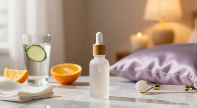 vitamin c serum morning or night